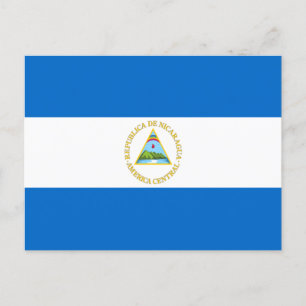 Flag of Nicaragua Postcard