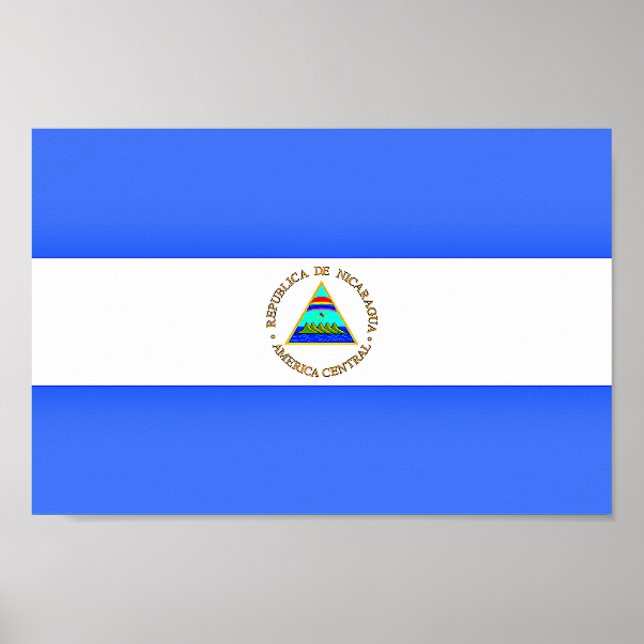 Flag of Nicaragua Poster (Front)