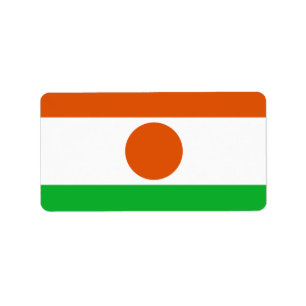 Flag of Niger Labels