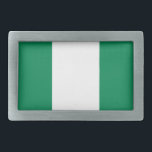 Flag of Nigeria Belt Buckle<br><div class="desc">Flag of Nigeria</div>