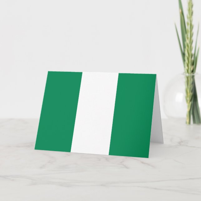 Flag of Nigeria Card (Front)