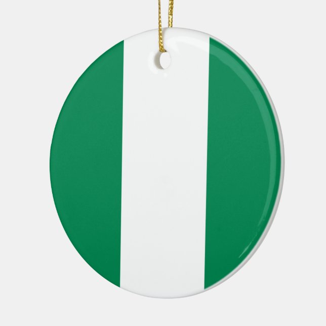 Flag of Nigeria Ceramic Ornament (Left)