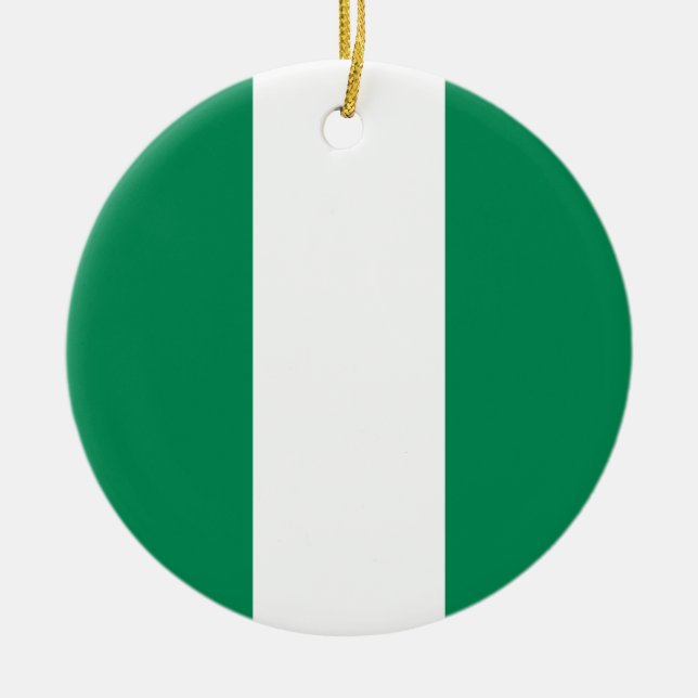 Flag of Nigeria Ceramic Ornament (Front)