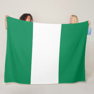 Flag of Nigeria Fleece Blanket