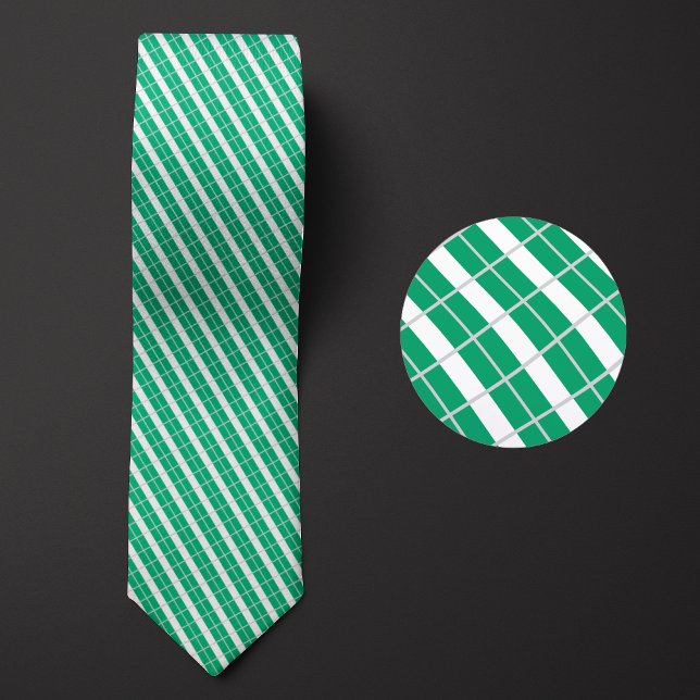 Flag of Nigeria Pattern Tie (Creator Uploaded)
