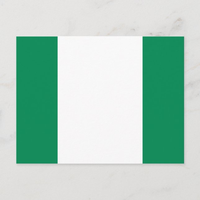 Flag of Nigeria Postcard (Front)
