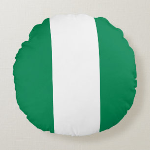 Flag of Nigeria Round Cushion