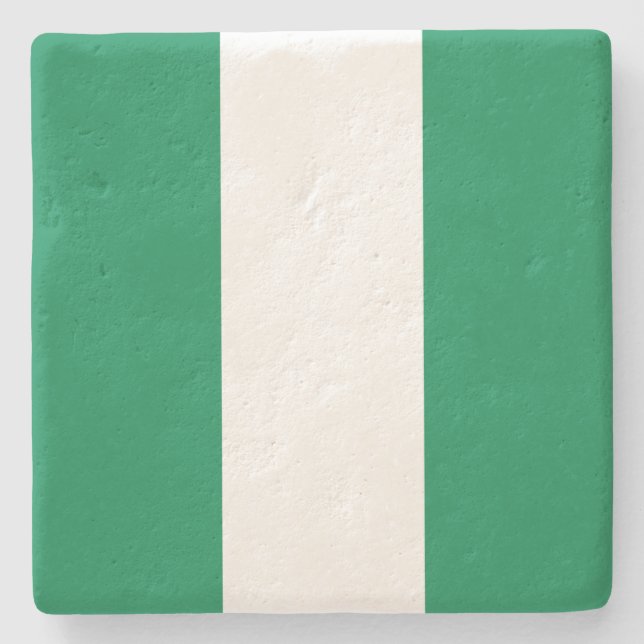 Flag of Nigeria Stone Coaster (Front)