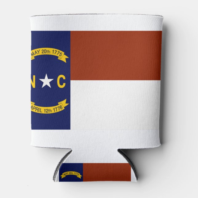Flag of North Carolina Can Cooler (Front)