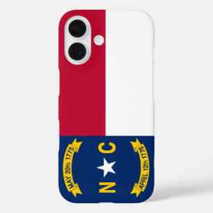 Flag of North Carolina iPhone 16 Case
