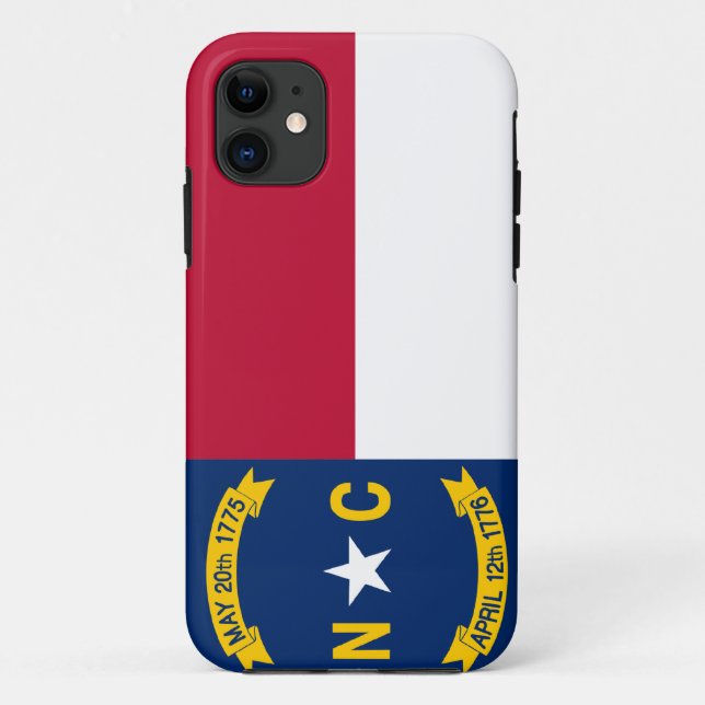 Flag of North Carolina Case-Mate iPhone Case (Back)