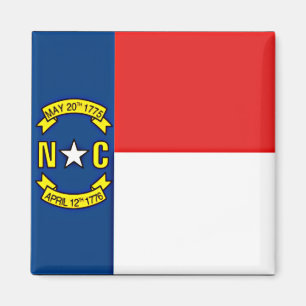 Flag of North Carolina  Magnet