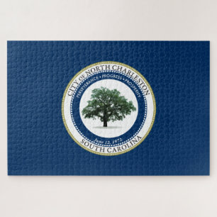Flag of North Charleston (South Carolina) Jigsaw Puzzle