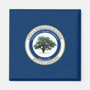 Flag of North Charleston (South Carolina) Magnet