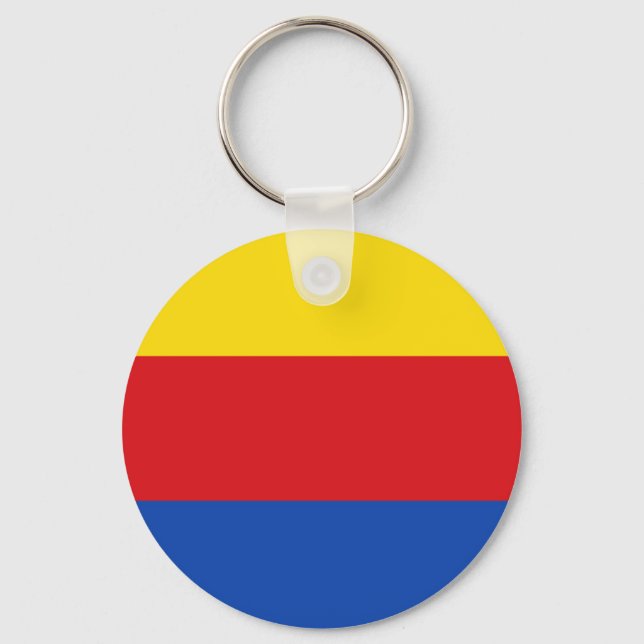 Flag of North Holland Key Ring (Front)