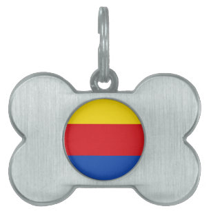 Flag of North Holland Pet Name Tag