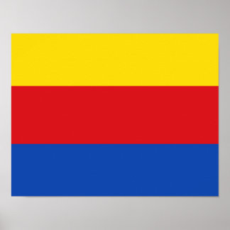 Flag of North Holland Poster