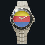 Flag of North Holland Watch<br><div class="desc">Flag of North Holland,  a province in The Netherlands.
 The flag consists of three horizontal stripes yellow,  red and blue.</div>