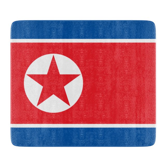 Flag of North Korea (DPRK) Cutting Board (Front)
