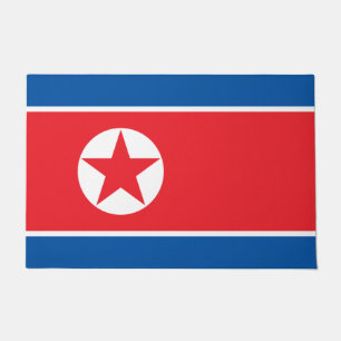 Flag of North Korea (DPRK) Doormat
