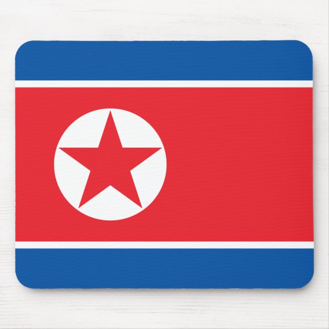 Flag of North Korea (DPRK) Mouse Pad (Front)