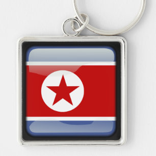 Flag of North Korea Key Ring