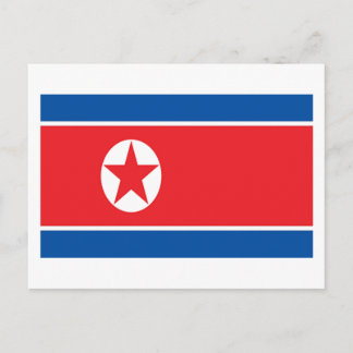 Flag of North Korea Postcard