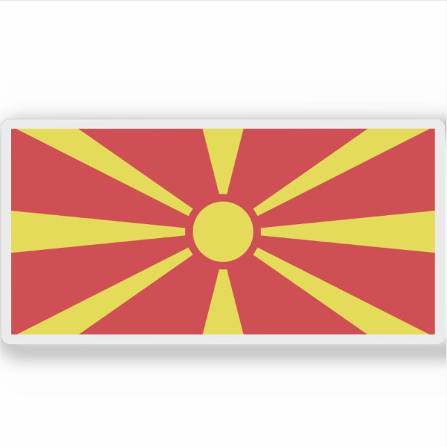 Flag of North Macedonia (Front)