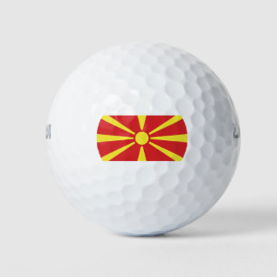 Flag of North Macedonia Golf Balls