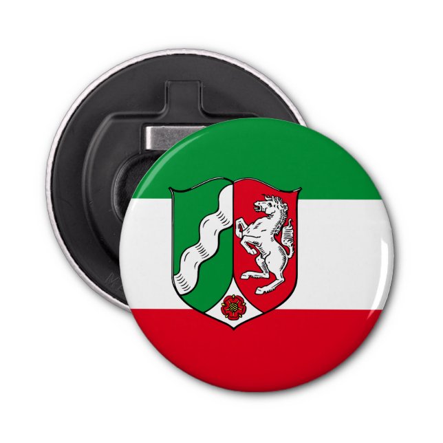 Flag of North-Rhine Westphalia Bottle Opener (Front)