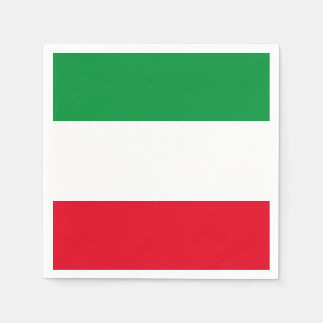 Flag of North-Rhine Westphalia Paper Napkins (Front)