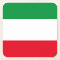 Flag of North-Rhine Westphalia Square Paper Coaste