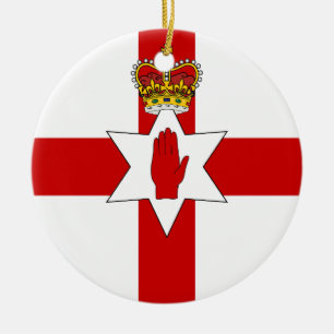 Flag of Northern Ireland Ceramic Ornament