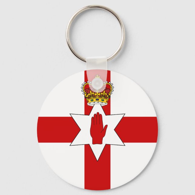 Flag of Northern Ireland Key Ring (Front)