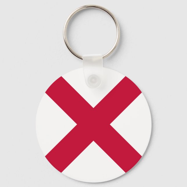 Flag of Northern Ireland Key Ring (Front)
