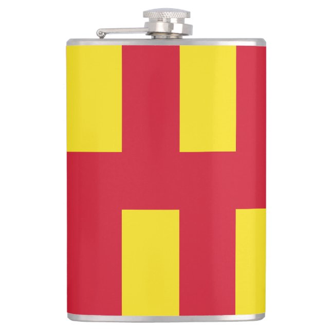 Flag of Northumberland Flask (Front)