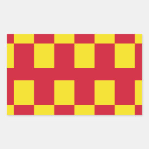 Flag of Northumberland Rectangular Sticker