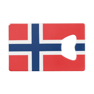 Flag of Norway Credit Card Bottle Opener