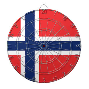 Flag of Norway Dartboard
