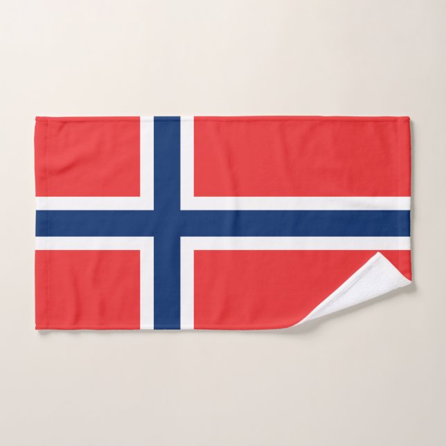 Flag of Norway Hand Towel (Hand Towel)