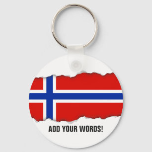 Flag of Norway Key Ring