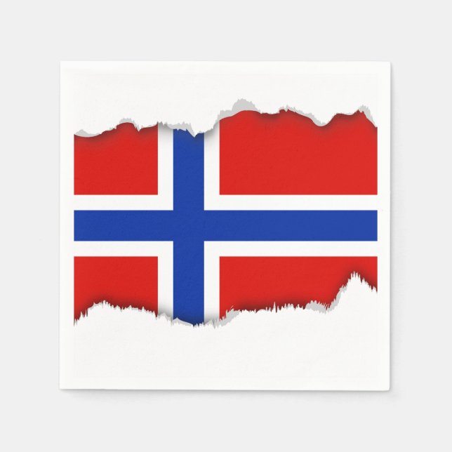 Flag of Norway Napkin (Front)