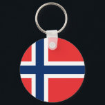 Flag of Norway - Norges flagg - Det norske flagget Key Ring<br><div class="desc">Flag of Norway - Norges flagg - Det norske flagget</div>