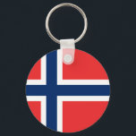 Flag of Norway - Norges flagg - Det norske flagget Key Ring<br><div class="desc">Flag of Norway - Norges flagg - Det norske flagget</div>