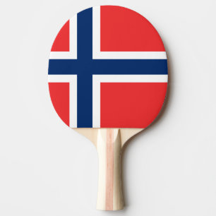 Flag of Norway Ping Pong Paddle