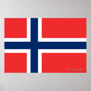 Flag of Norway Poster