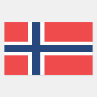 Flag of Norway Rectangular Sticker