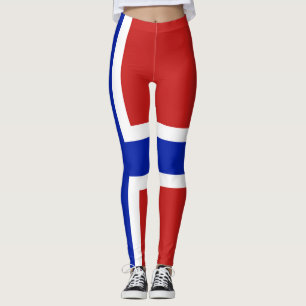 Flag of Norway Scandinavian Leggings