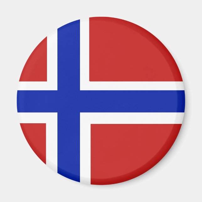 Flag of Norway Scandinavian Magnet (Front)