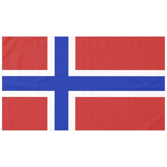 Flag of Norway Scandinavian Tablecloth (Front (Horizontal))